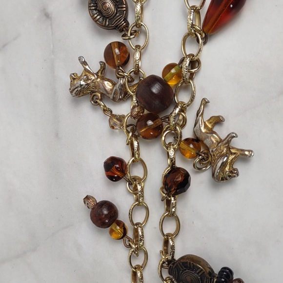 Three Ladies Animal Charm Necklace - Picture 13 of 15